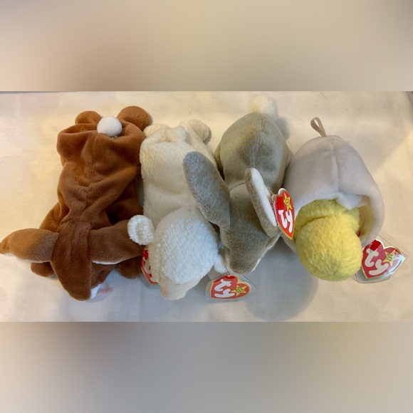 Ty Easter 🐣 collection of beanies chick lamb bunny rabbits set - Picture 3 of 8